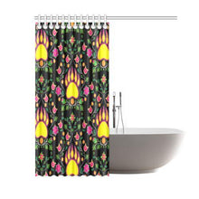 Load image into Gallery viewer, Floral Bearpaw Shower Curtain 60&quot;x72&quot; Shower Curtain 60&quot;x72&quot; e-joyer 
