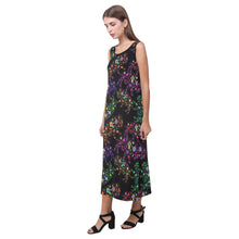 Load image into Gallery viewer, Floral Bufallo Phaedra Sleeveless Open Fork Long Dress (Model D08) dress e-joyer 
