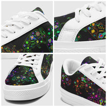 Load image into Gallery viewer, Floral Buffalo Aapisi Low Top Canvas Shoes White Sole aapisi Herman 
