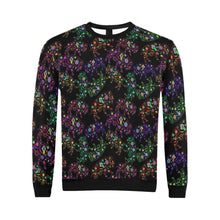 Load image into Gallery viewer, Floral Buffalo All Over Print Crewneck Sweatshirt for Men (Model H18) shirt e-joyer 
