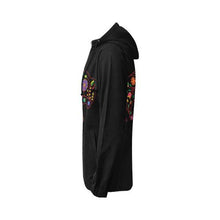 Load image into Gallery viewer, Floral Buffalo All Over Print Full Zip Hoodie for Women (Model H14) All Over Print Full Zip Hoodie for Women (H14) e-joyer 
