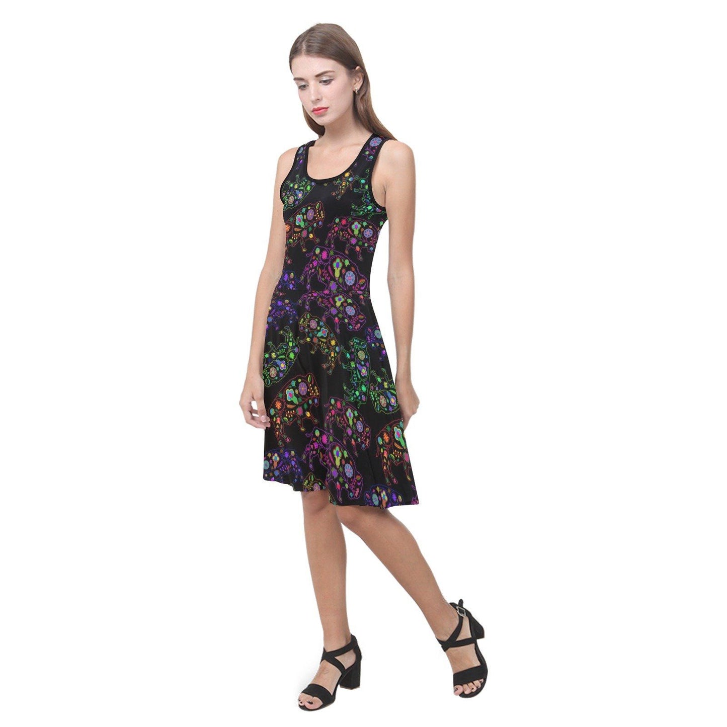 Floral Buffalo Atalanta Sundress (Model D04) Atalanta Sundress (D04) e-joyer 