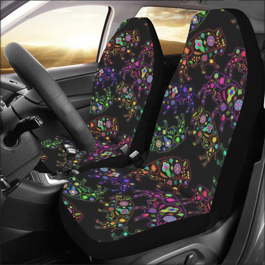 Floral Buffalo Car Seat Covers (Set of 2) Car Seat Covers e-joyer 