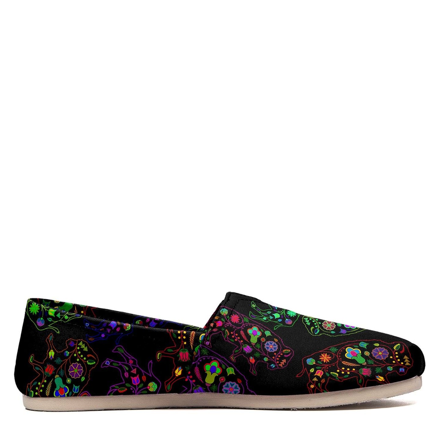 Floral Buffalo Casual Unisex Slip On Shoe Herman 