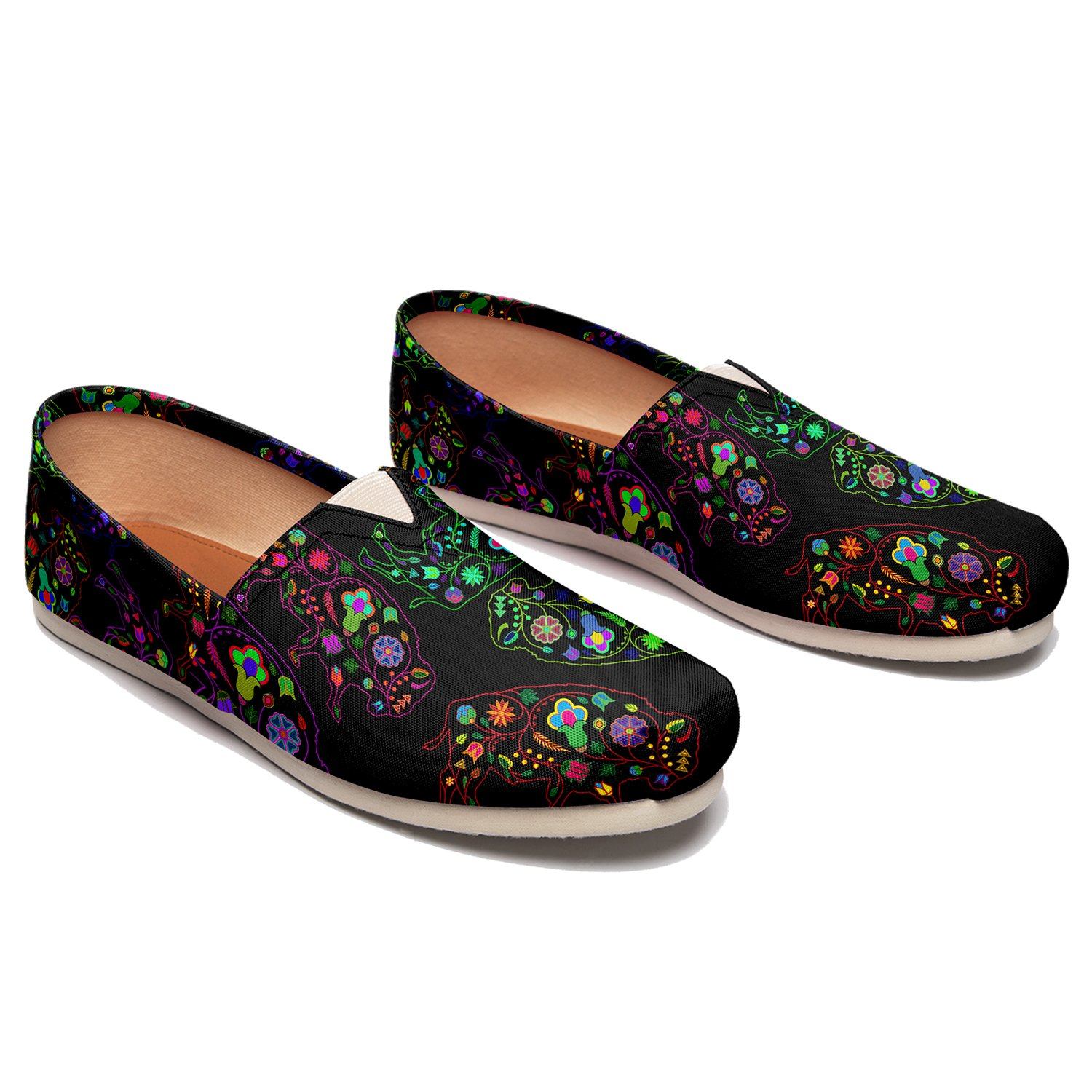 Floral Buffalo Casual Unisex Slip On Shoe Herman 