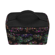 Load image into Gallery viewer, Floral Buffalo Cosmetic Bag/Large (Model 1658) Cosmetic Bag e-joyer 
