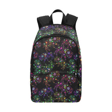 Load image into Gallery viewer, Floral Buffalo Fabric Backpack for Adult (Model 1659) Casual Backpack for Adult (1659) e-joyer 
