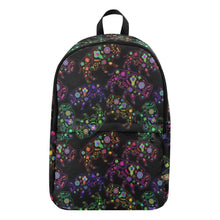 Load image into Gallery viewer, Floral Buffalo Fabric Backpack for Adult (Model 1659) Casual Backpack for Adult (1659) e-joyer 
