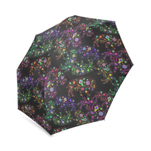 Load image into Gallery viewer, Floral Buffalo Foldable Umbrella (Model U01) Foldable Umbrella e-joyer 
