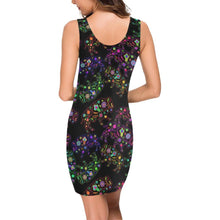 Load image into Gallery viewer, Floral Buffalo Medea Vest Dress (Model D06) Medea Vest Dress (D06) e-joyer 
