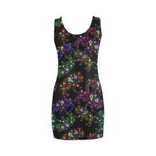 Load image into Gallery viewer, Floral Buffalo Medea Vest Dress (Model D06) Medea Vest Dress (D06) e-joyer 
