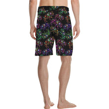 Load image into Gallery viewer, Floral Buffalo Men&#39;s All Over Print Casual Shorts (Model L23) Men&#39;s Casual Shorts (L23) e-joyer 
