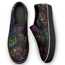 Load image into Gallery viewer, Floral Buffalo Otoyimm Canvas Slip On Shoes otoyimm Herman 
