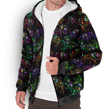 Load image into Gallery viewer, Floral Buffalo Sherpa Hoodie hoodie Herman 
