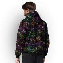 Load image into Gallery viewer, Floral Buffalo Sherpa Hoodie hoodie Herman 
