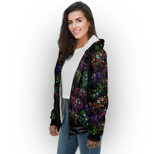 Load image into Gallery viewer, Floral Buffalo Sherpa Hoodie hoodie Herman 
