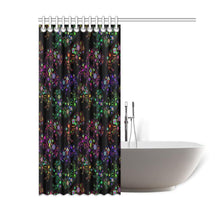 Load image into Gallery viewer, Floral Buffalo Shower Curtain 60&quot;x72&quot; Shower Curtain 60&quot;x72&quot; e-joyer 
