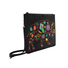 Load image into Gallery viewer, Floral Buffalo Slim Clutch Bag (Model 1668) Slim Clutch Bags (1668) e-joyer 
