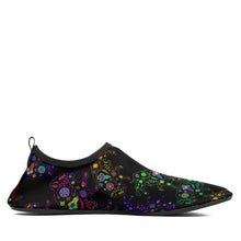 Load image into Gallery viewer, Floral Buffalo Sockamoccs Kid&#39;s Slip On Shoes Herman 
