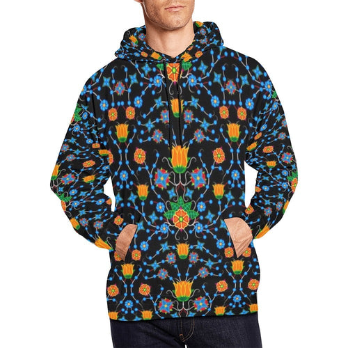 Floral Damask All Over Print Hoodie for Men (USA Size) (Model H13) All Over Print Hoodie for Men (H13) e-joyer 