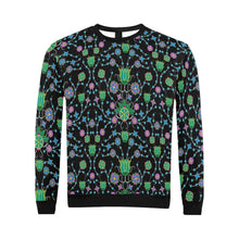 Load image into Gallery viewer, Floral Damask Garden All Over Print Crewneck Sweatshirt for Men (Model H18) shirt e-joyer 
