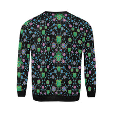 Load image into Gallery viewer, Floral Damask Garden All Over Print Crewneck Sweatshirt for Men (Model H18) shirt e-joyer 
