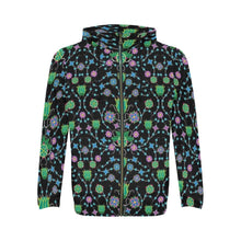 Load image into Gallery viewer, Floral Damask Garden All Over Print Full Zip Hoodie for Men (Model H14) hoodie e-joyer 
