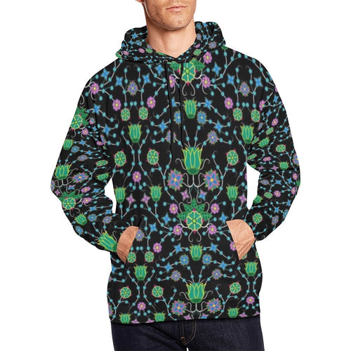 Floral Damask Garden All Over Print Hoodie for Men (USA Size) (Model H13) All Over Print Hoodie for Men (H13) e-joyer 