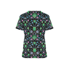 Load image into Gallery viewer, Floral Damask Garden All Over Print Scrub Top Scrub Top e-joyer 
