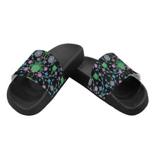 Load image into Gallery viewer, Floral Damask Garden Men&#39;s Slide Sandals (Model 057) sandals e-joyer 
