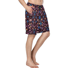 Load image into Gallery viewer, Floral Damask Purple Men&#39;s All Over Print Casual Shorts (Model L23) short e-joyer 
