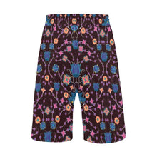 Load image into Gallery viewer, Floral Damask Purple Men&#39;s All Over Print Casual Shorts (Model L23) short e-joyer 
