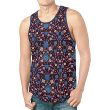 Load image into Gallery viewer, Floral Damask Purple New All Over Print Tank Top for Men (Model T46) tank top e-joyer 
