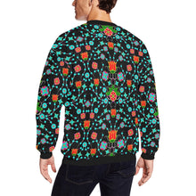 Load image into Gallery viewer, Floral Damask Upgrade All Over Print Crewneck Sweatshirt for Men (Model H18) shirt e-joyer 
