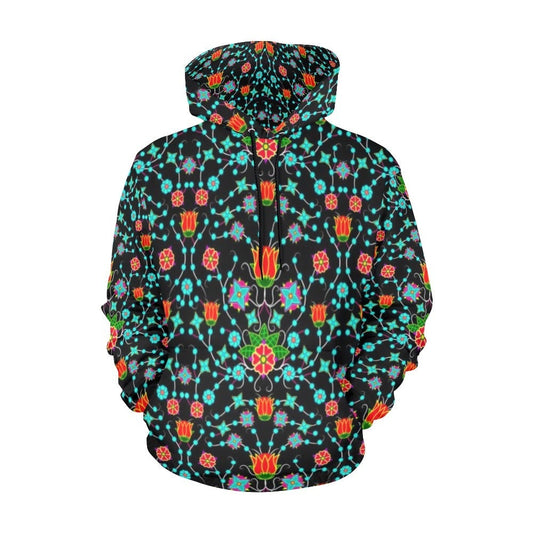Floral Damask Upgrade All Over Print Hoodie for Men (USA Size) (Model H13) All Over Print Hoodie for Men (H13) e-joyer 