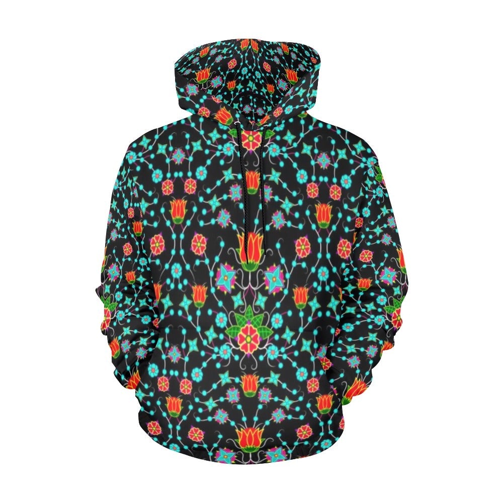 Floral Damask Upgrade Hoodie for Men by 49 Dzine