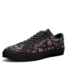 Load image into Gallery viewer, Floral Danseur Aapisi Low Top Canvas Shoes Black Sole aapisi Herman 
