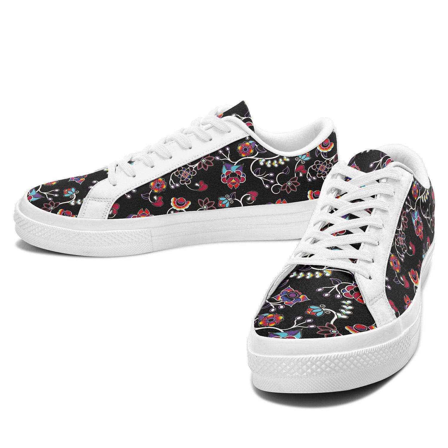 Floral Danseur Aapisi Low Top Canvas Shoes White Sole aapisi Herman 