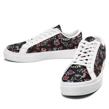 Load image into Gallery viewer, Floral Danseur Aapisi Low Top Canvas Shoes White Sole aapisi Herman 
