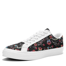 Load image into Gallery viewer, Floral Danseur Aapisi Low Top Canvas Shoes White Sole aapisi Herman 
