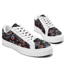 Load image into Gallery viewer, Floral Danseur Aapisi Low Top Canvas Shoes White Sole aapisi Herman 
