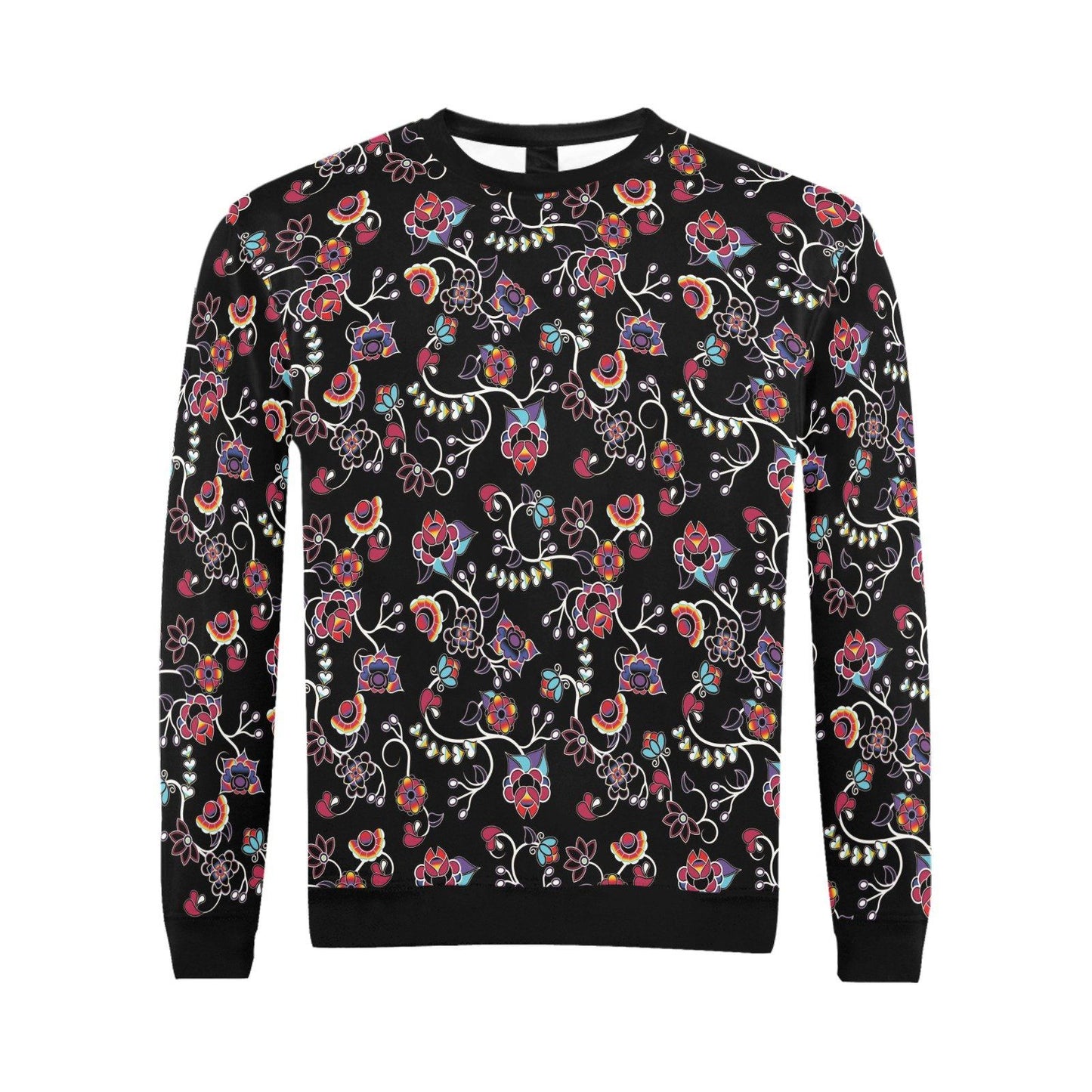 Floral Danseur All Over Print Crewneck Sweatshirt for Men (Model H18) shirt e-joyer 