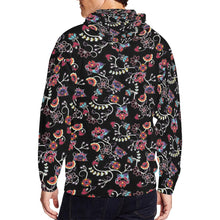 Load image into Gallery viewer, Floral Danseur All Over Print Full Zip Hoodie for Men (Model H14) All Over Print Full Zip Hoodie for Men (H14) e-joyer 
