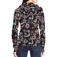 Load image into Gallery viewer, Floral Danseur All Over Print Full Zip Hoodie for Women (Model H14) All Over Print Full Zip Hoodie for Women (H14) e-joyer 
