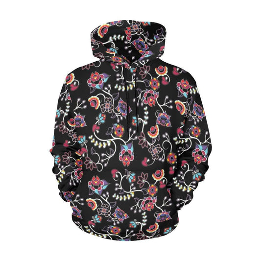 Floral Danseur All Over Print Hoodie for Women (USA Size) (Model H13) All Over Print Hoodie for Women (H13) e-joyer 