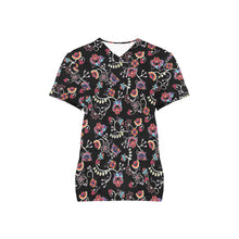 Load image into Gallery viewer, Floral Danseur All Over Print Scrub Top Scrub Top e-joyer 
