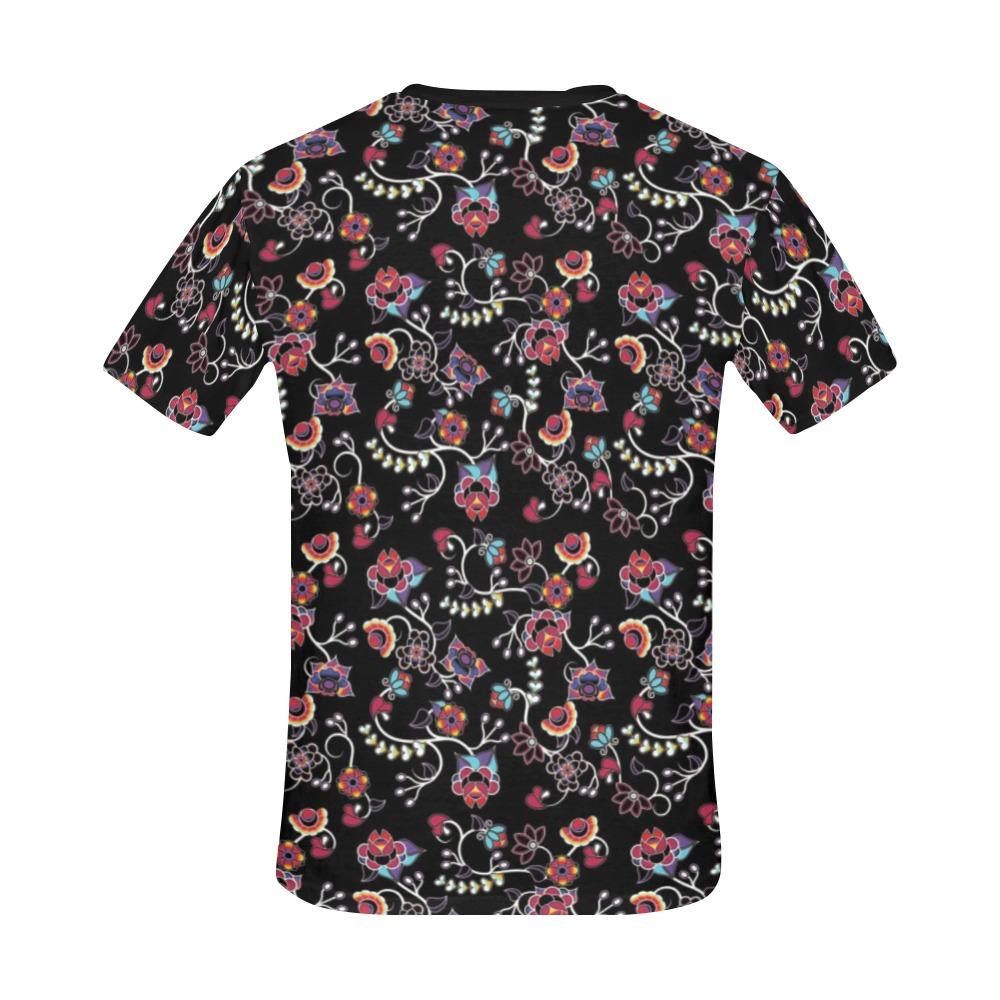 Floral Danseur All Over Print T-Shirt for Men (USA Size) (Model T40) All Over Print T-Shirt for Men (T40) e-joyer 