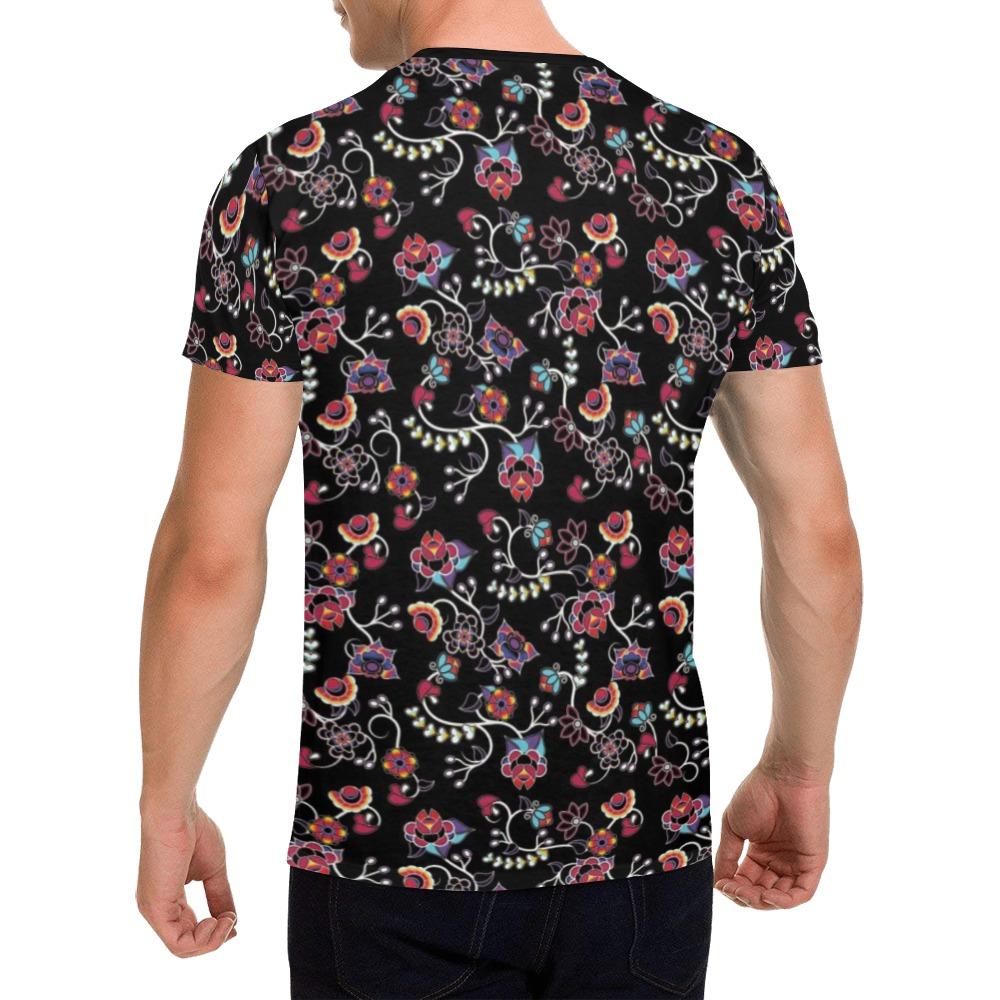 Floral Danseur All Over Print T-Shirt for Men (USA Size) (Model T40) All Over Print T-Shirt for Men (T40) e-joyer 