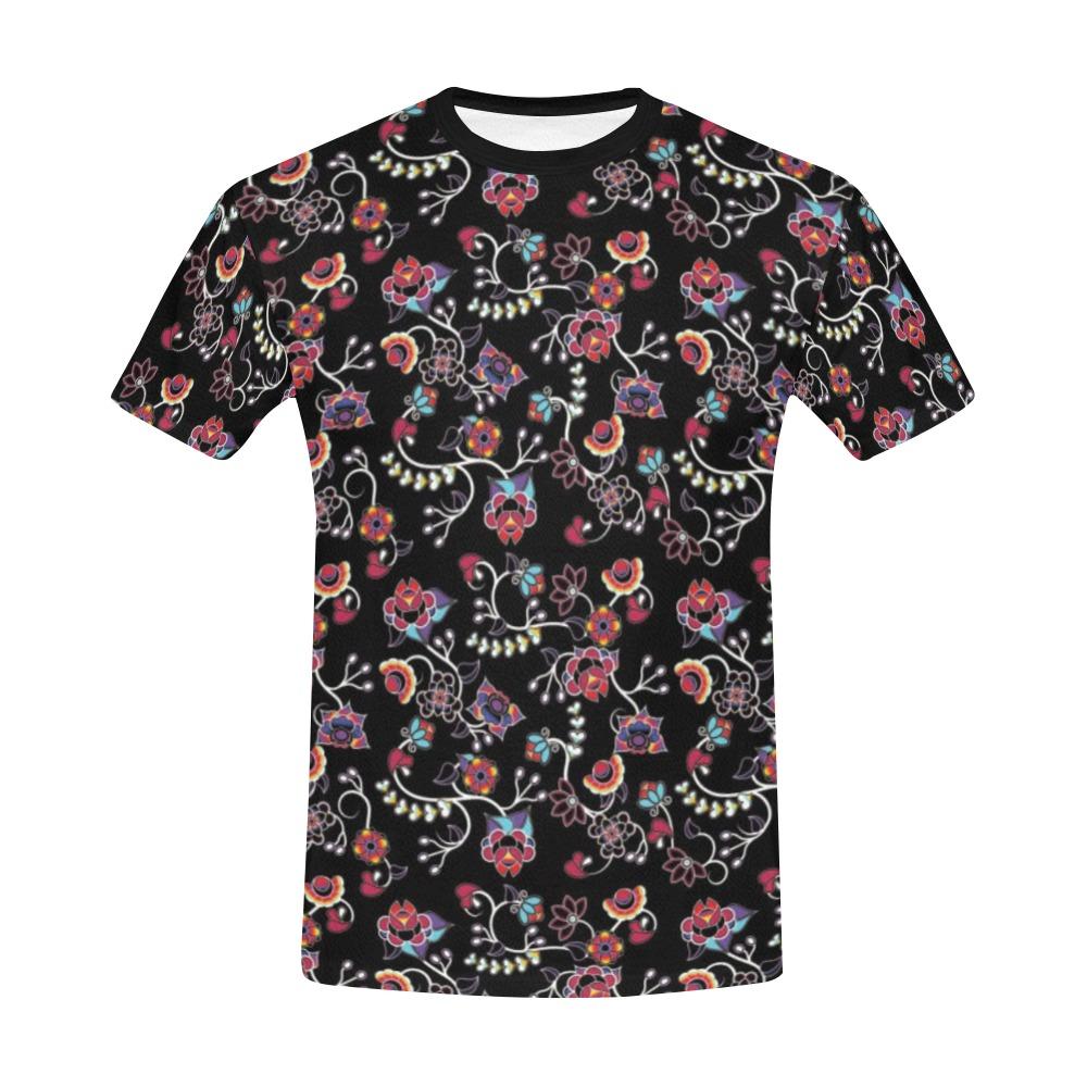 Floral Danseur All Over Print T-Shirt for Men (USA Size) (Model T40) All Over Print T-Shirt for Men (T40) e-joyer 