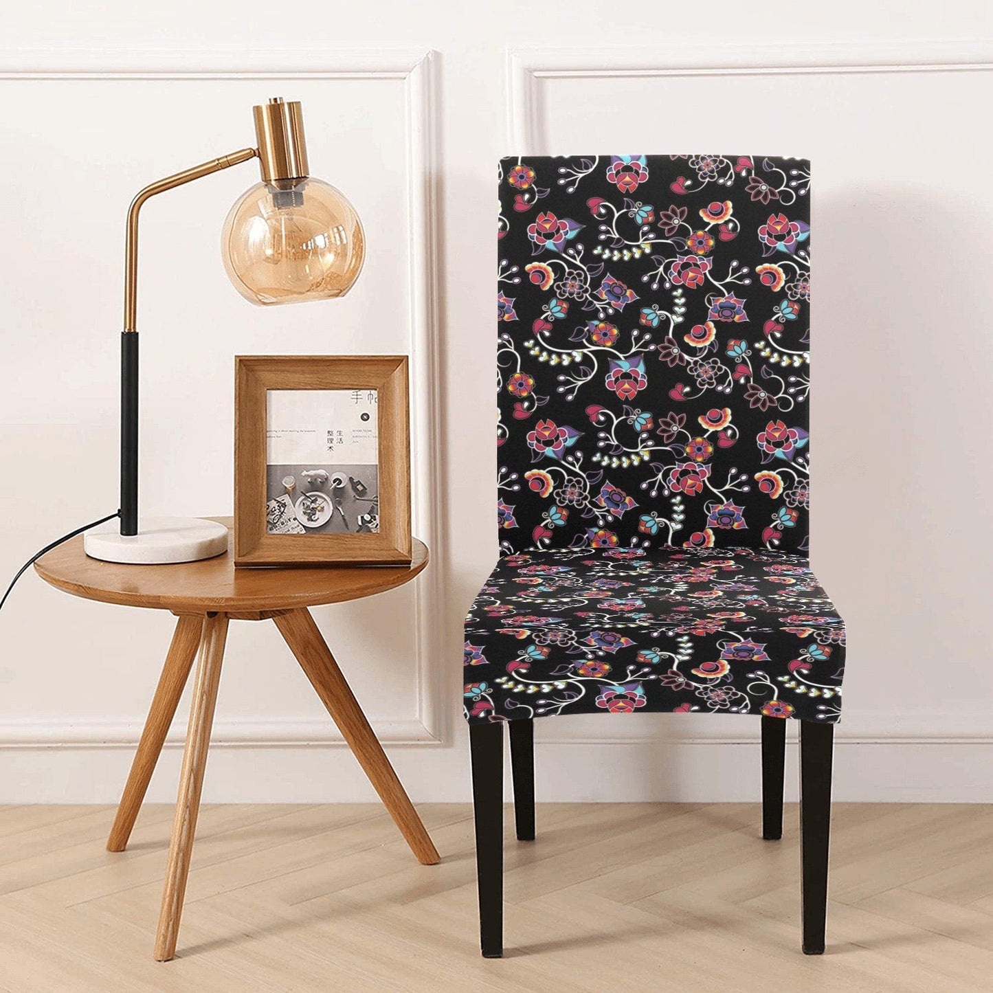 Floral Danseur Chair Cover (Pack of 4) Chair Cover (Pack of 4) e-joyer 